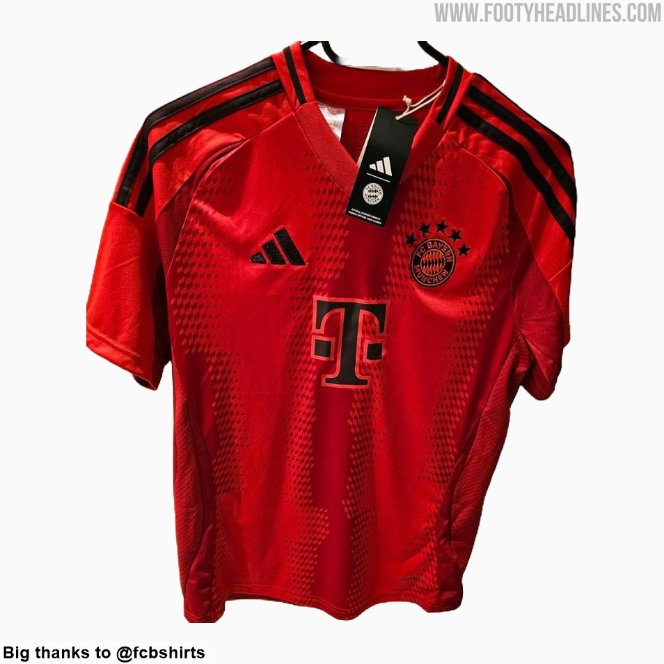 iMiaSanMia's tweet photo. 📸 Bayern's 2024/25 home shirt. It will debut vs. Wolfsburg on May 12 [@Footy_Headlines] https://t.co/NsjC6zQxAv
