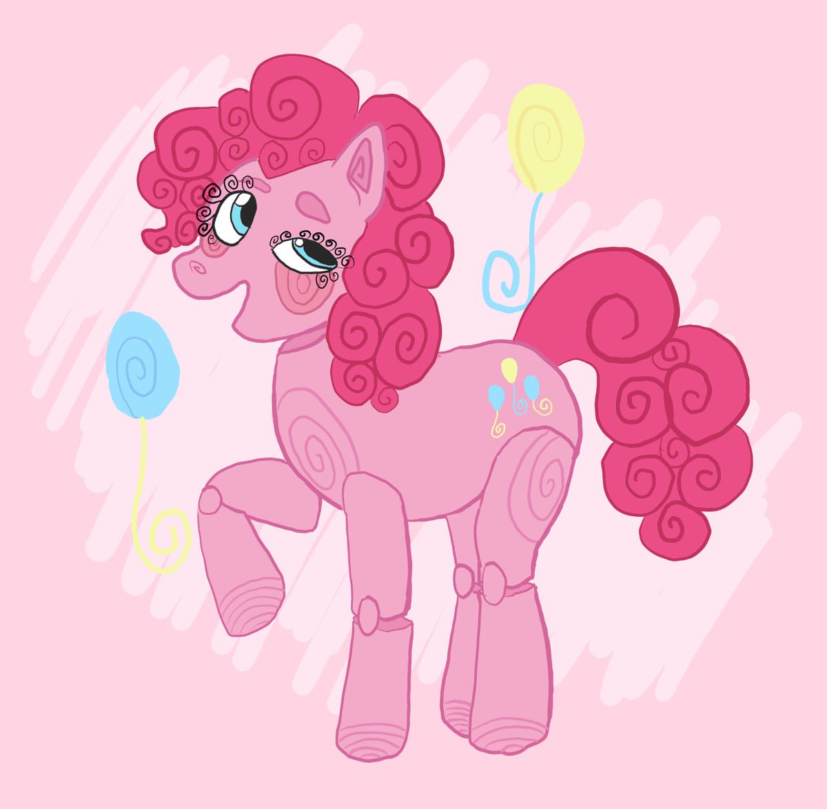 Pinkie Pie in mine art style ;3
#PinkiePie #ArtistOnX