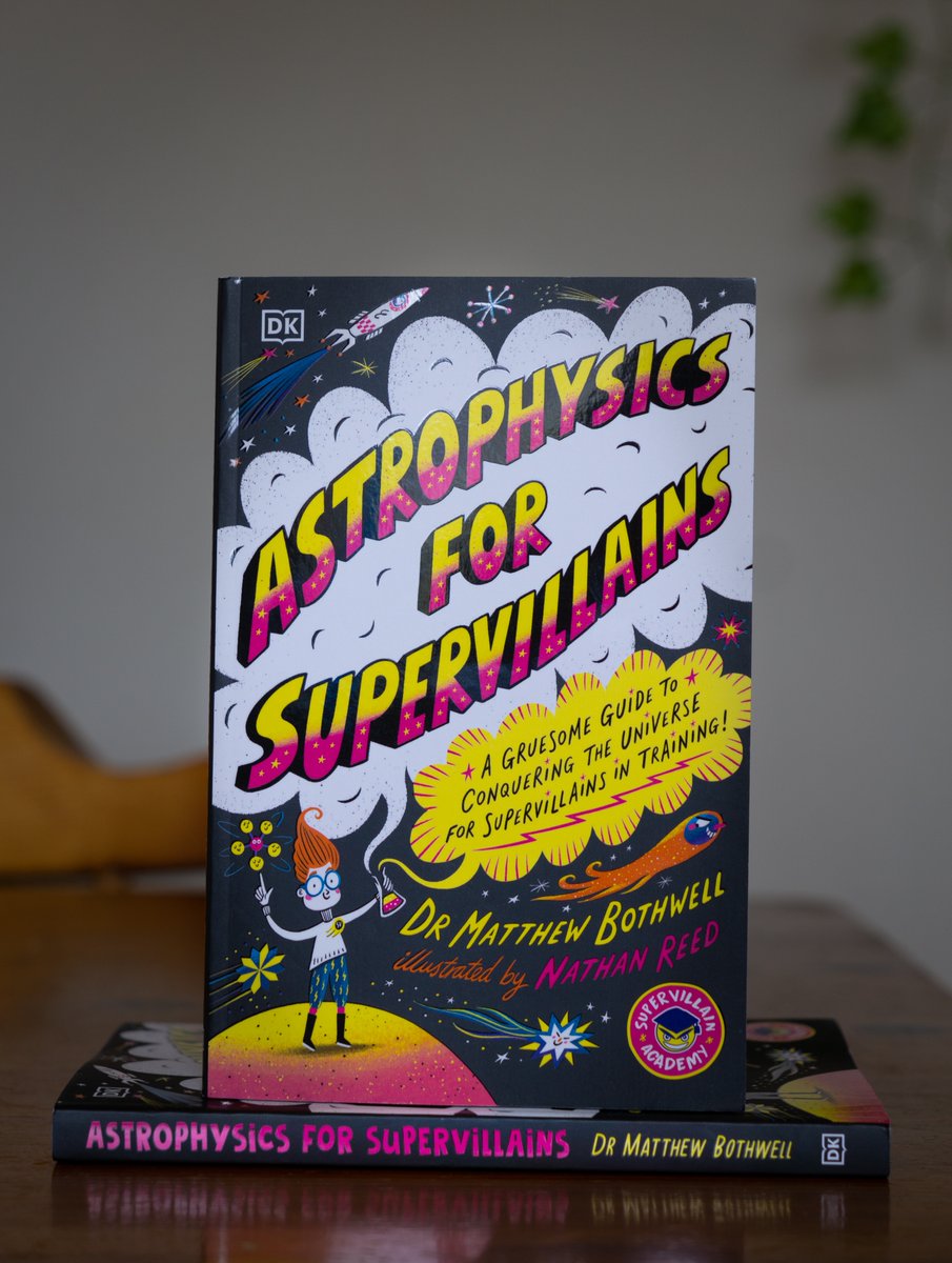 Look what arrived this morning 🤩 Astrophysics for Supervillains comes out July 4th in the UK and July 16th in the US! @dkbooks Preorder here: amzn.eu/d/8b2ild1