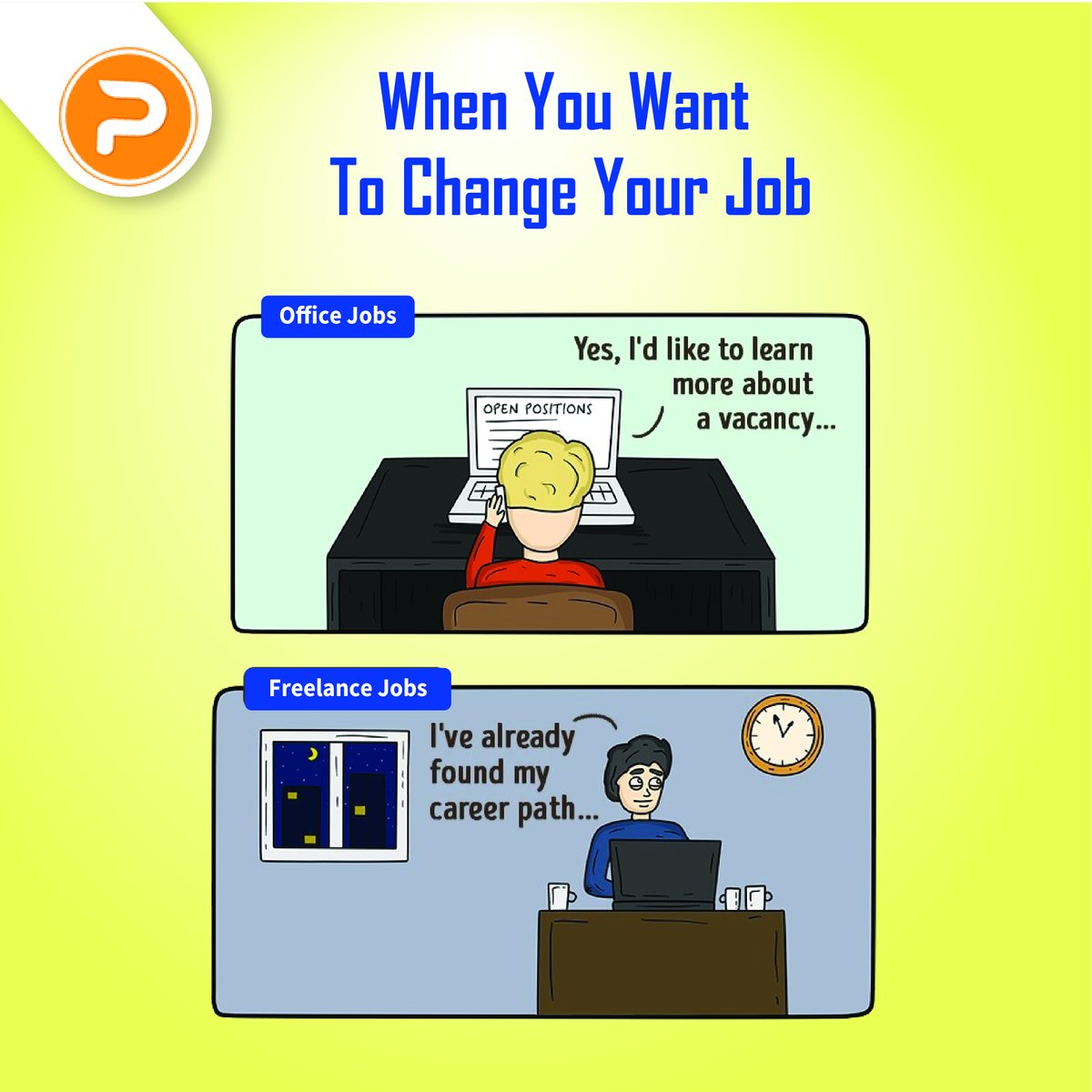 🏢 Office Job vs. 💼 Freelancing: Which path suits YOU best? 💭 Dive into the pros and cons of each to find your perfect fit. 

Click This Link To Sign Up:- rb.gy/r17ijd

#OfficeLife #FreelanceLife #WorkFromAnywhere #CareerChoices #BalanceGoals #PassionProjects