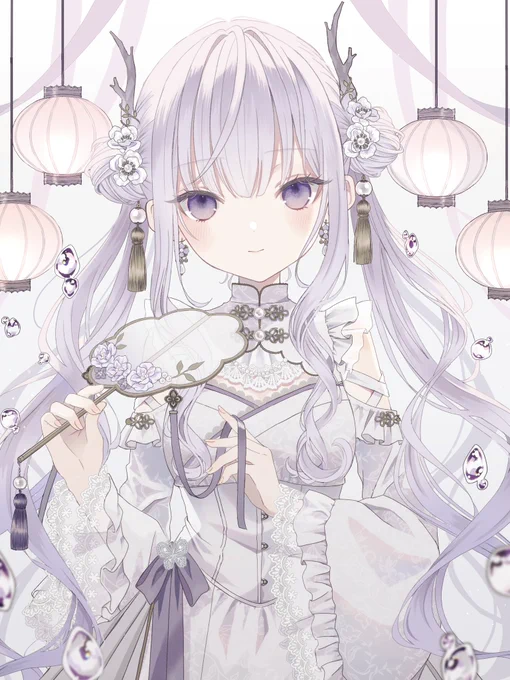 #私の作品もっと沢山の人に広がれ祭りレースを描くのが好きです 