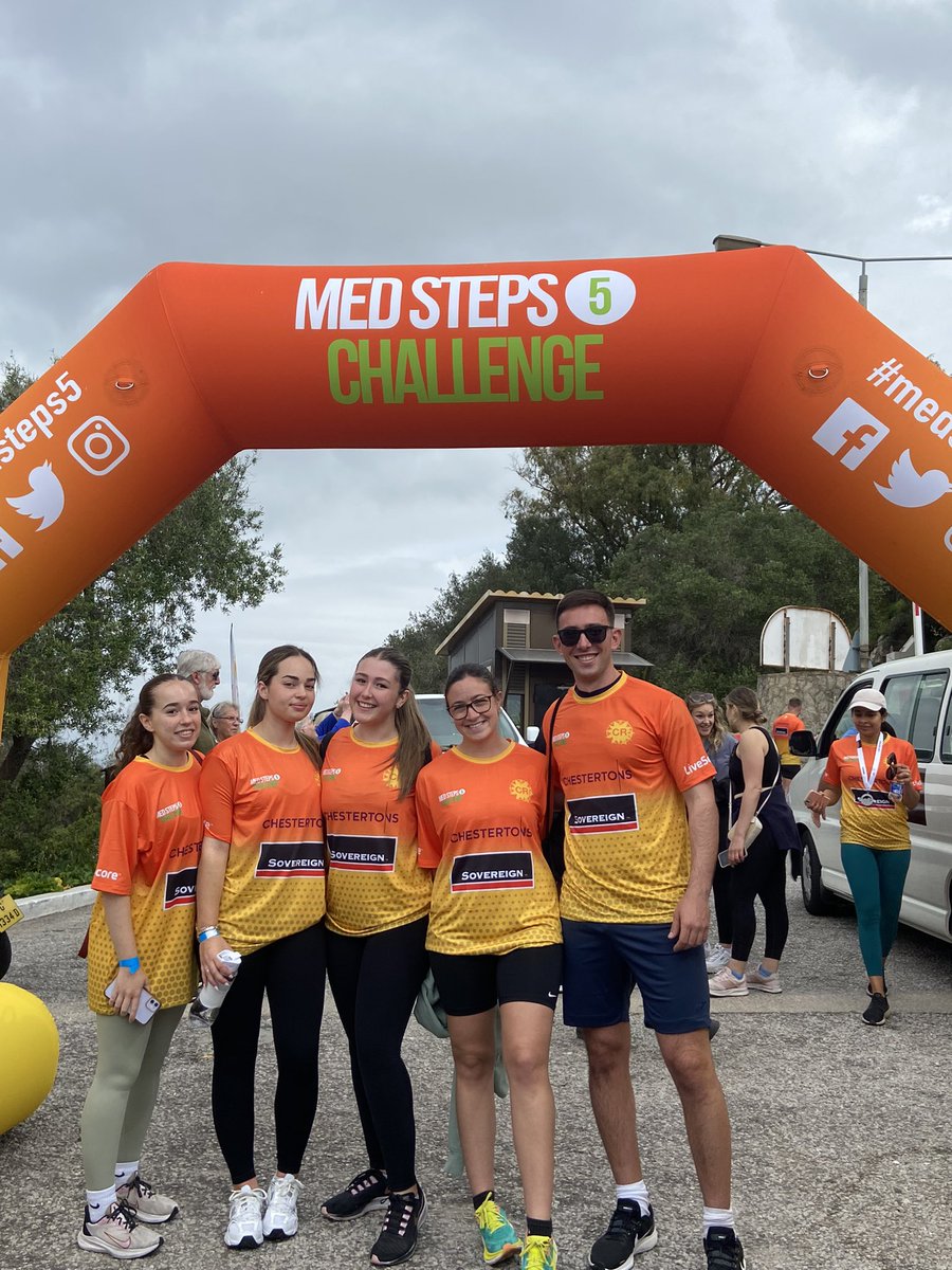 Med Steps 5 Challenge 💪 Taking on the Med Steps in aid of Cancer Relief Gibraltar #medsteps5