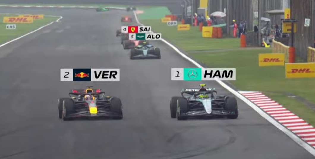 Liking the 'name over player' graphic on <a href="/F1/">Formula 1</a>. The quality of the tracking is impressive. Would love to know more about it next time someone is going behind the scenes at Biggin Hill <a href="/f1broadcasting/">Dave Nelson</a>