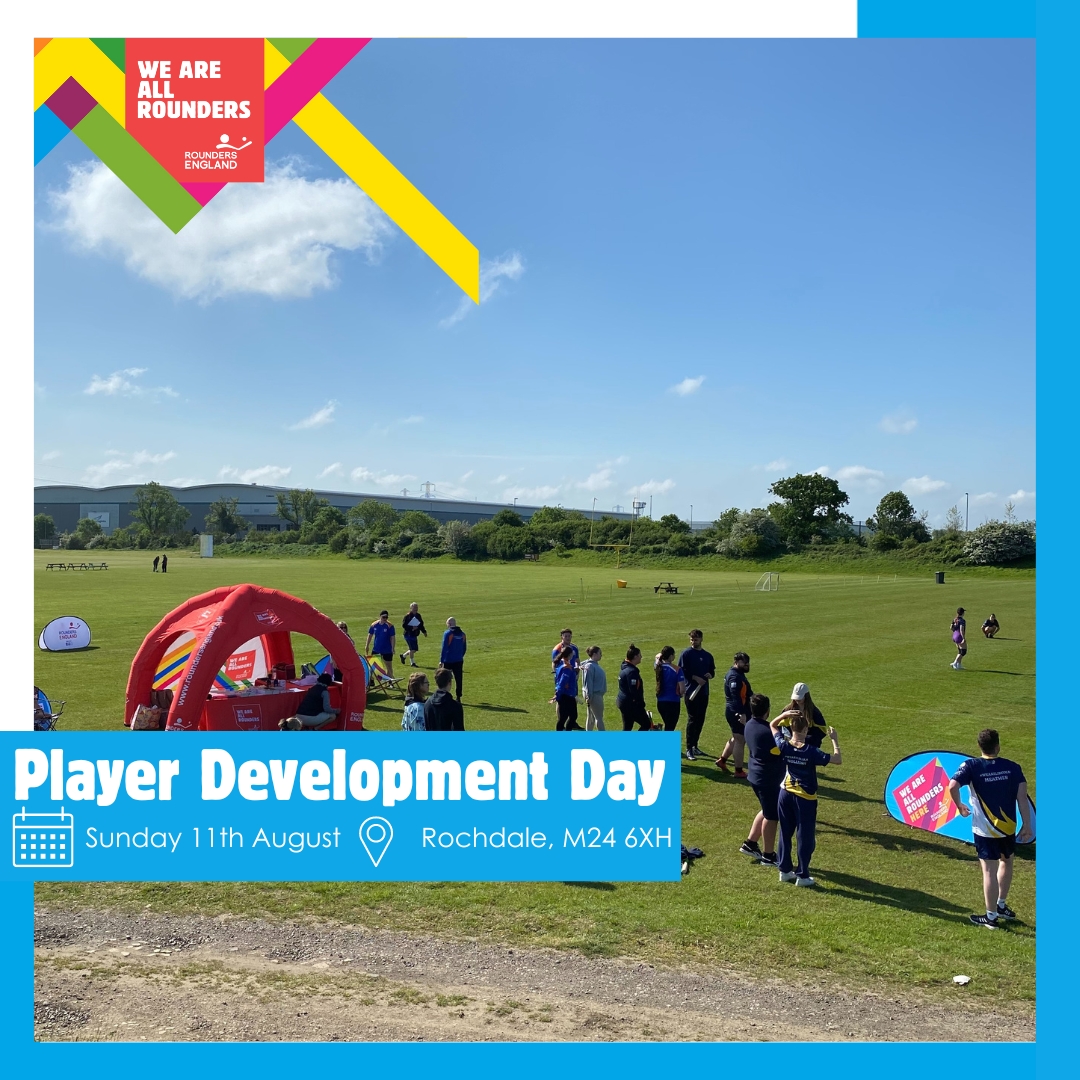 Looking to develop your skills this summer?🌞 Join us in Rochdale for our Player Development Day on Sunday 11th August. Spaces are limited, book yours today👉️ bit.ly/RochdalePDD #Rounders #RoundersEngland