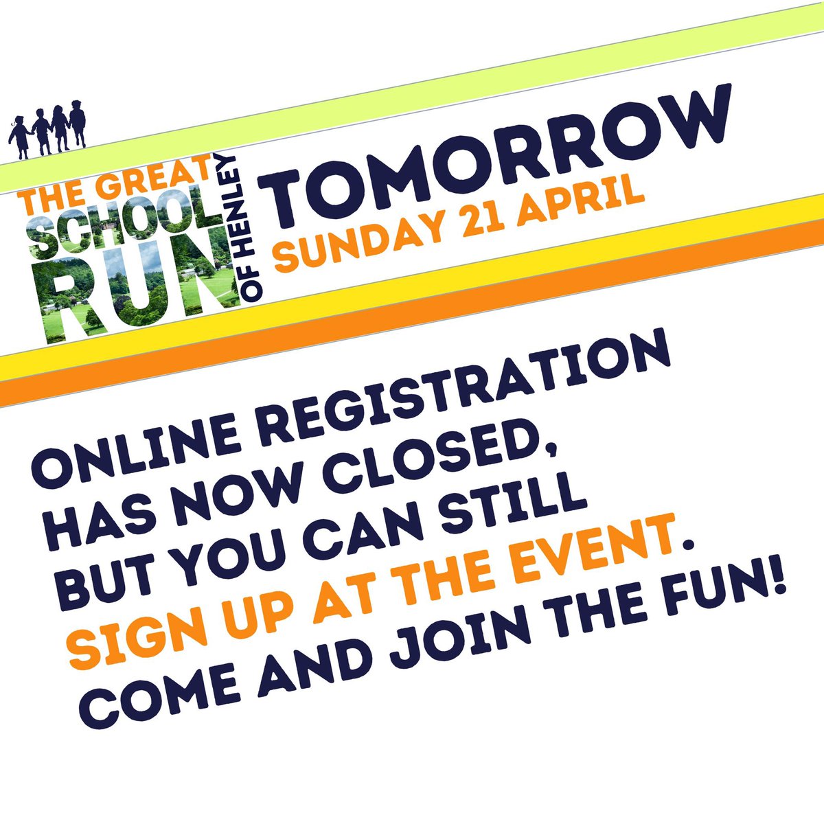 Visit thegreatschoolrun.org to find out more ☀️ @BeFreeYC @StonorPark #educationhenley #henelyonthames