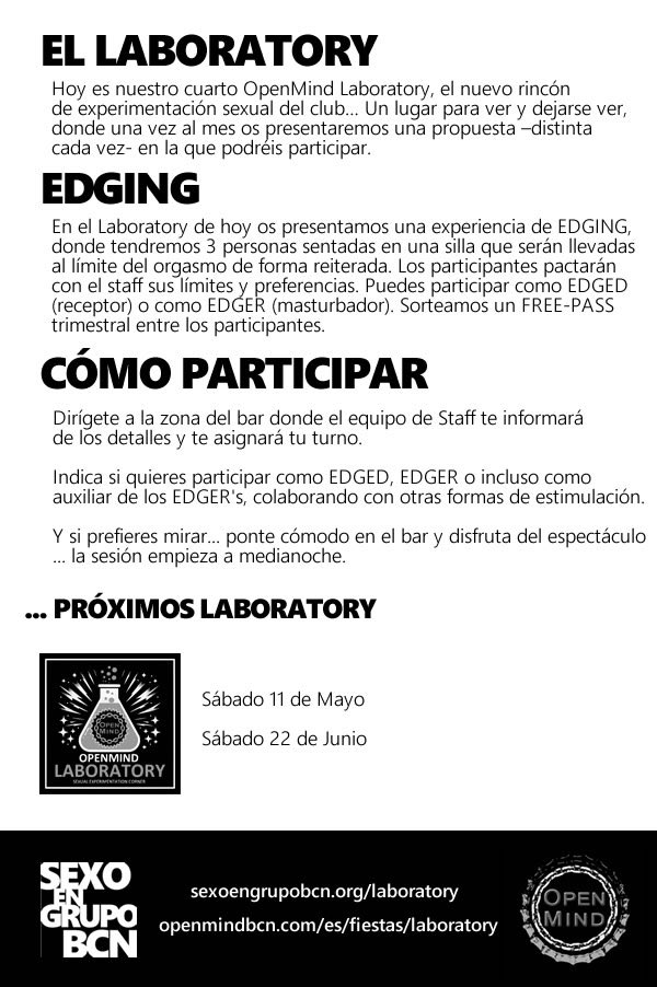 SexoEnGrupoBcn's tweet photo. Hoy en Openmind… #EDGING 
ℹ️https://t.co/KTFw0kiVu1
Participa 🍆💦…
o ven a mirar 👀… https://t.co/8vqu1kmjFs