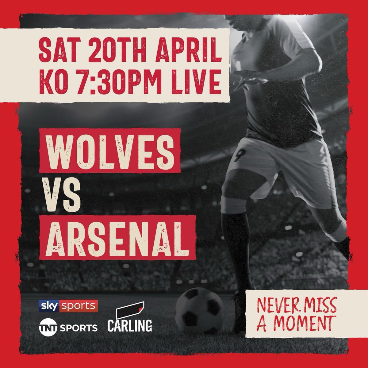 Cleveland_Arms's tweet photo. More live football today including Wolves v Arsenal in the Premier league.

Tickets for our night with Kevin McDonald on Thursday WILL be available to buy as well. https://t.co/Hgmykm94FB