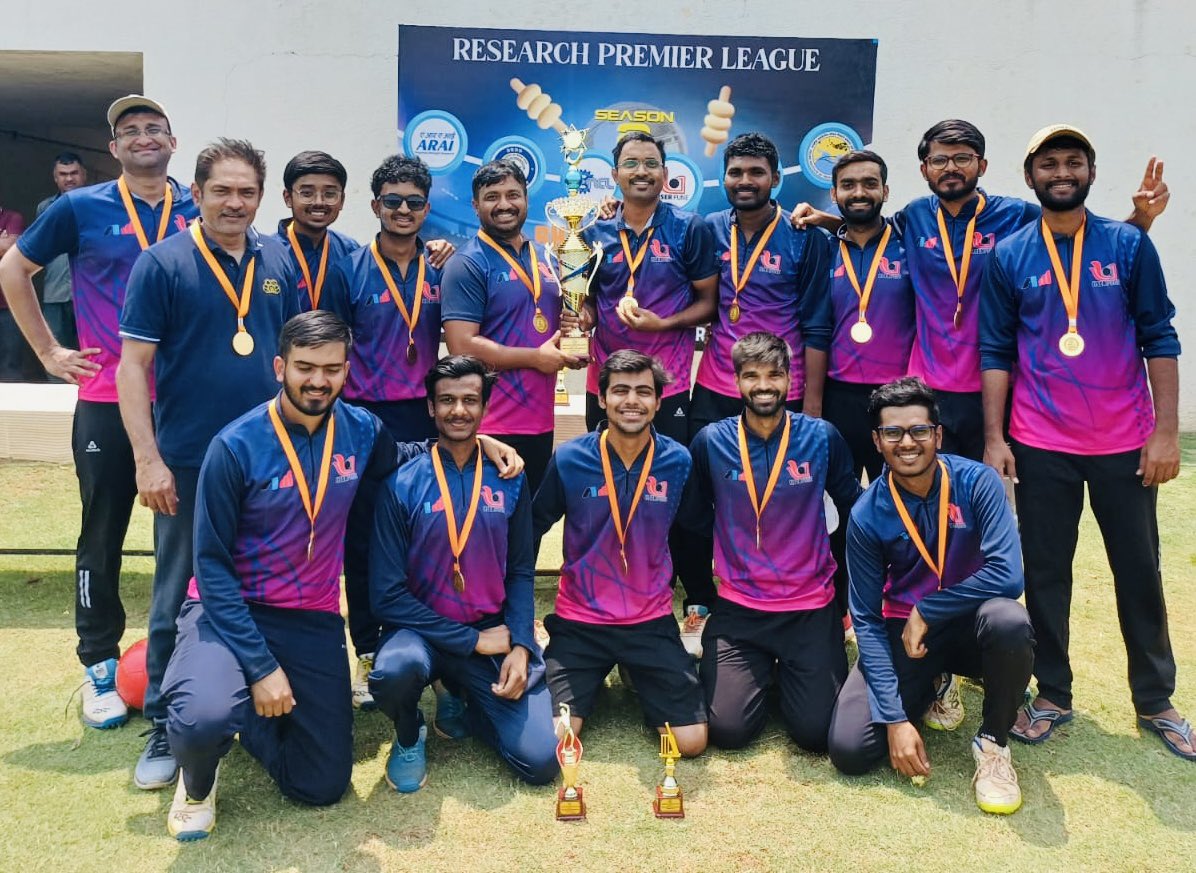 Thrilled to end this cricket season winning the 2nd edition of the “Research Premier League” as part of @IISERPune team. This tournament was played with 5 other research institutions from Pune: @csir_ncl, @iitmpune, ARAI, HEMRL & @ClimateImd. Congratulations team @IISERPune !!!