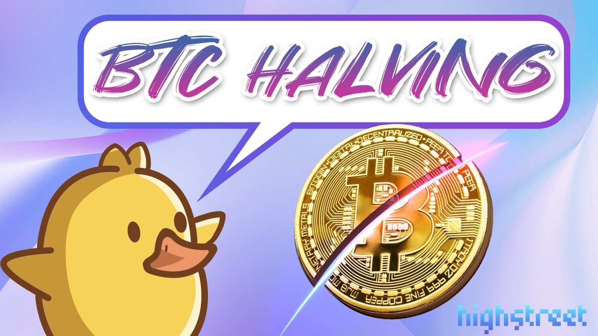 🌐 As BTC halving reduces supply, expect ripples in the #metaverse token space. With #BTC's influence, $HIGH tokens may see increased demand and value, fueling innovation and adoption in virtual realms. 🚀💰