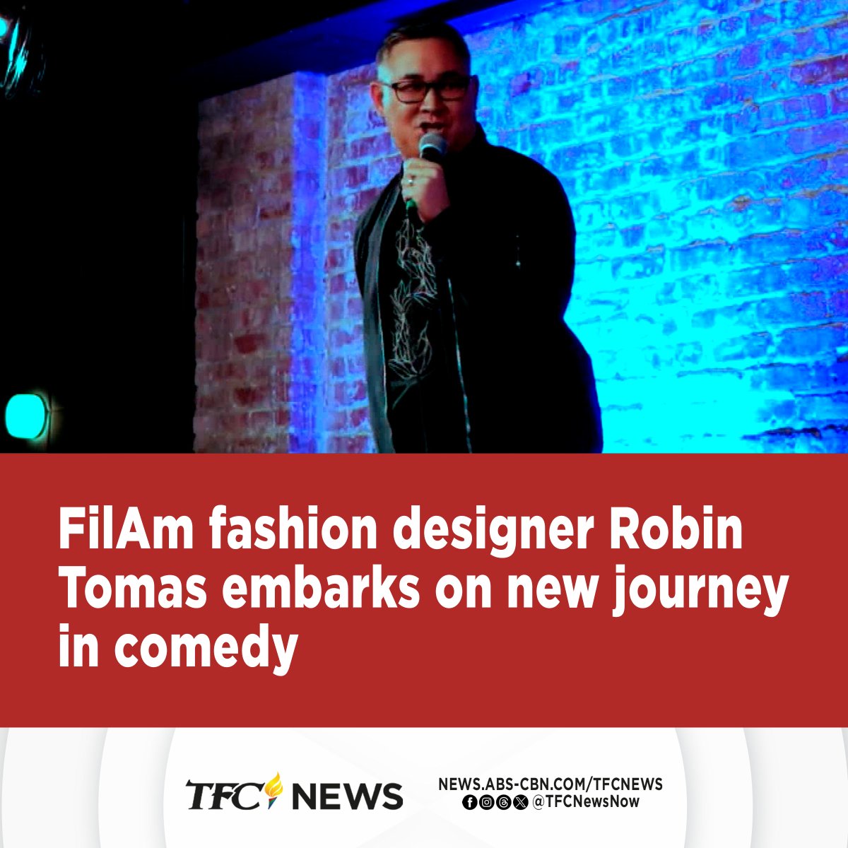 Filipino fashion designer Robin Tomas embarks on a new journey in a field all too familiar with his mother, the celebrated comedienne and actress Tessie Tomas.

@dontagala tells us more. #TFCNews

WATCH: youtu.be/XZZAyUUz-CM