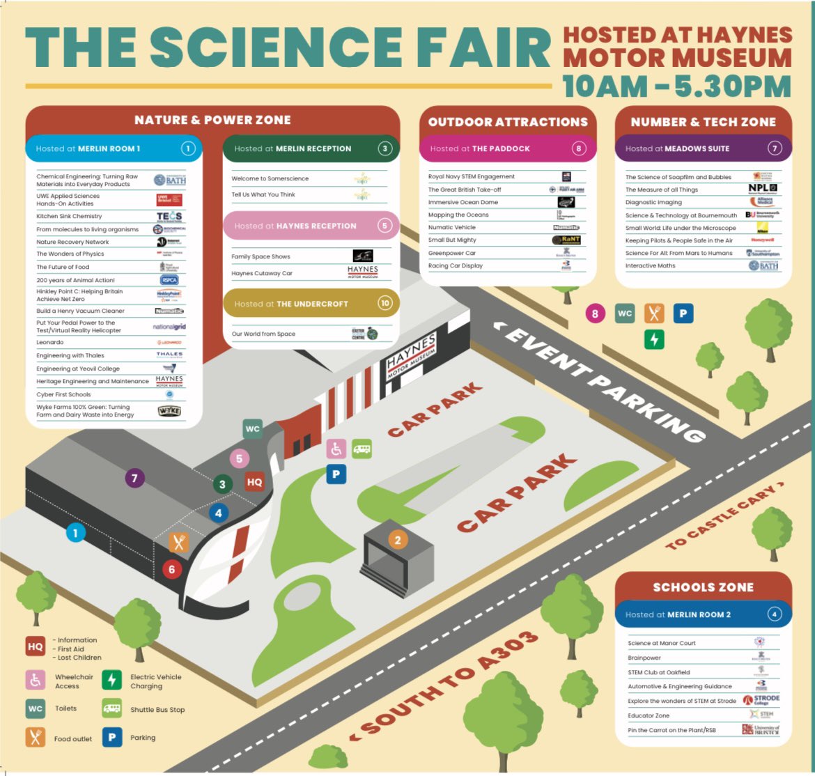 Come and interact with science on May 6th at the science fair in Somerscience Festival 2024! Over 45 interactive stands @HaynesMuseum and 15 more in the Biozone at Caryford Community Hall! That’s on top of the shows, talks, workshops, and displays you’ll find on offer! All free!