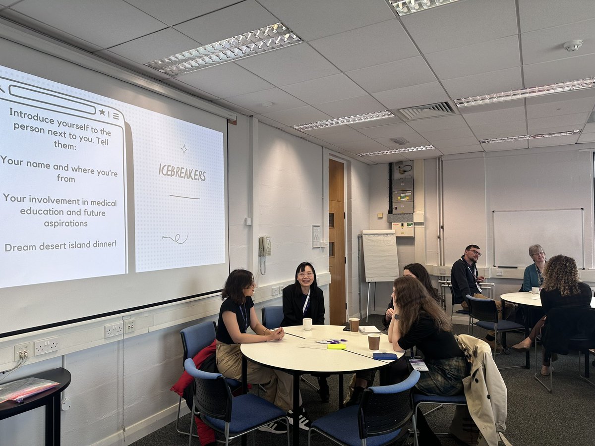 Workshops kicking off this morning - developing Meded careers #TASME24