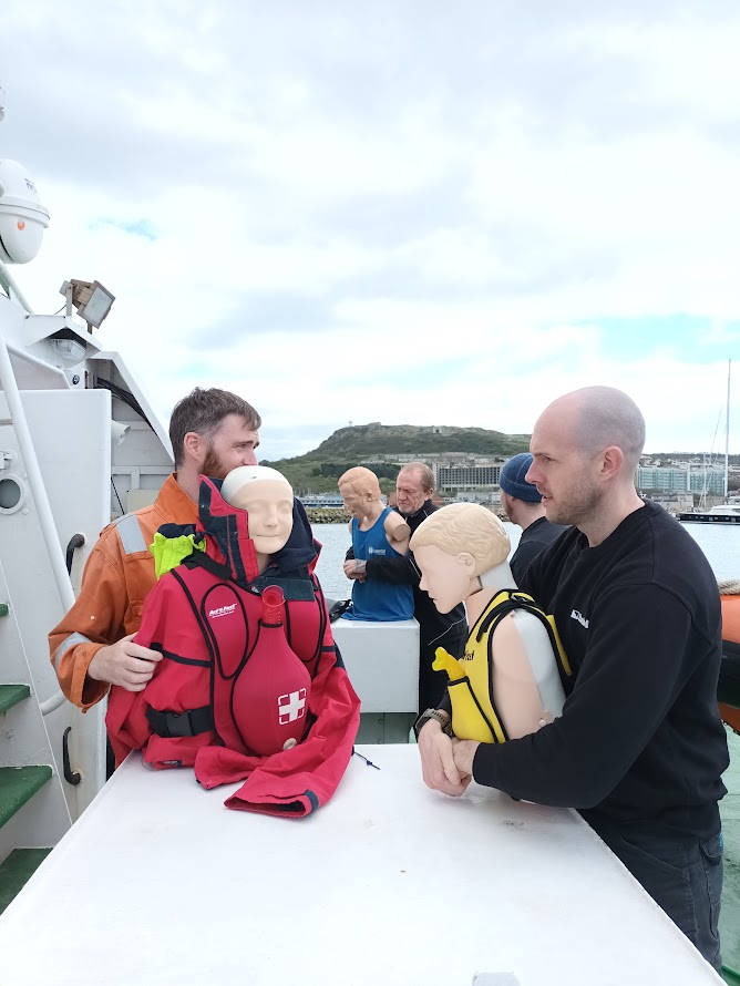 We have been running a Basic Life Support for Boskalis Marine services in Portland.  This includes CPR, the use of AEDs and Choking. We also discussed the needs of the vessel and the equipment available to them. 
We can tailor training to your needs
#marinefirstaid #firstaid