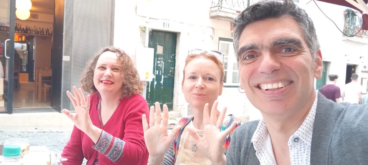 TerezaGoldfinch's tweet image. Great trip to Lisbon, attending Ecstatic Truth, symposium I co-organise with Birgitta Hosea and Pedro Serrazina.