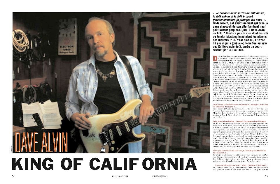 @Rene_Brochier La voici en pdf si ça intéresse quelqu'un Sa majesté Dave Alvin, King of California : « Je connais deux sortes de folk music, le folk calme et le folk bruyant. Personnellement, je pratique les deux ». Dave & Bill, Sessions de Come Running e.pc.cd/Q0gotalK