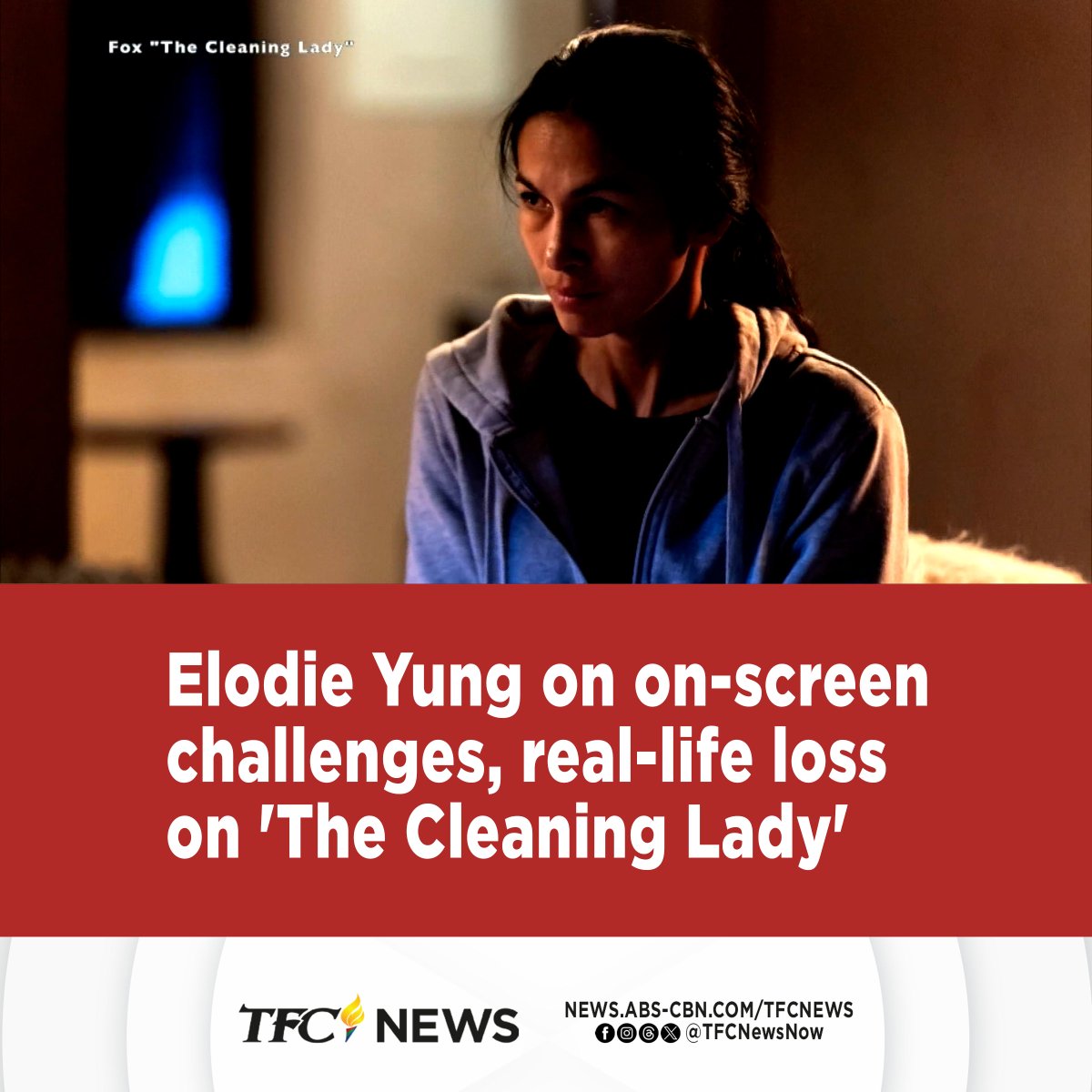 Elodie Yung has shown how a strong  and resilient female Asian lead can thrive on primetime TV in 'The Cleaning Lady.' Hollywood correspondent @YongChavezLA talks to the French actress about her work on the show and working through her grief. youtu.be/-bS4EWCtZQg