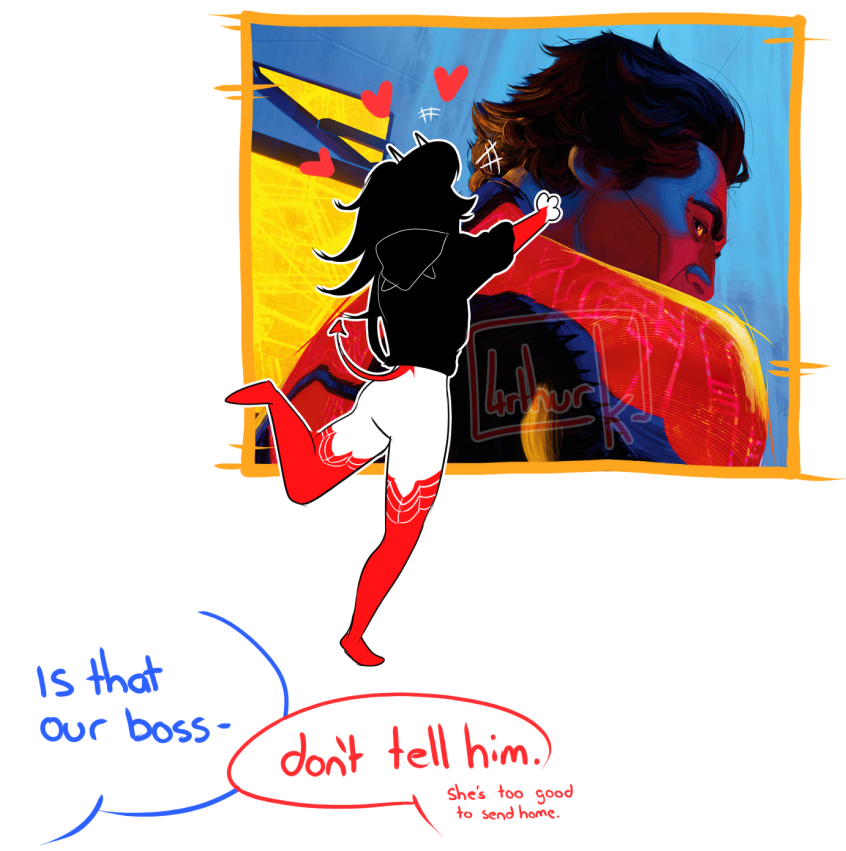 4rthur_K's tweet photo. Spidey Train!!!!

if you see this QRT with your spidersona!

no lore, she just likes spicy chips and wants to kiss the boss REALLY bad https://t.co/YYZDKVCsof