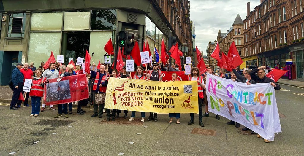 Our members bid to take over the 13th Note under workers control is now in full swing and you can help to get us over the line… Over 200 glasgow artists, politicians and public figures have backed our plans. Spread the word and get it signed! docs.google.com/document/d/1R5…