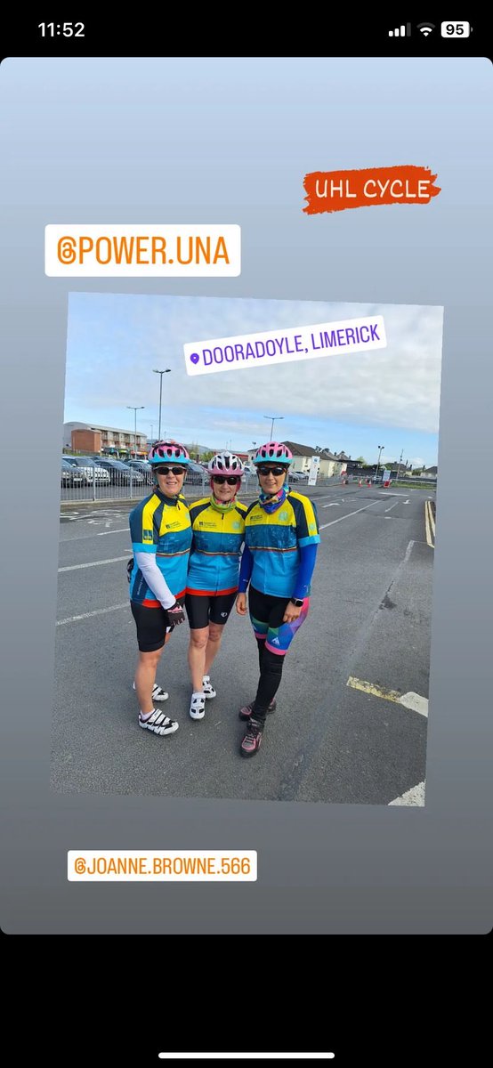 niamh_doody's tweet photo. HSE staff supporting @ULHospitals cycle @CommHealthMW @HSELive @BernardGloster https://t.co/Uha2Zn15Tj