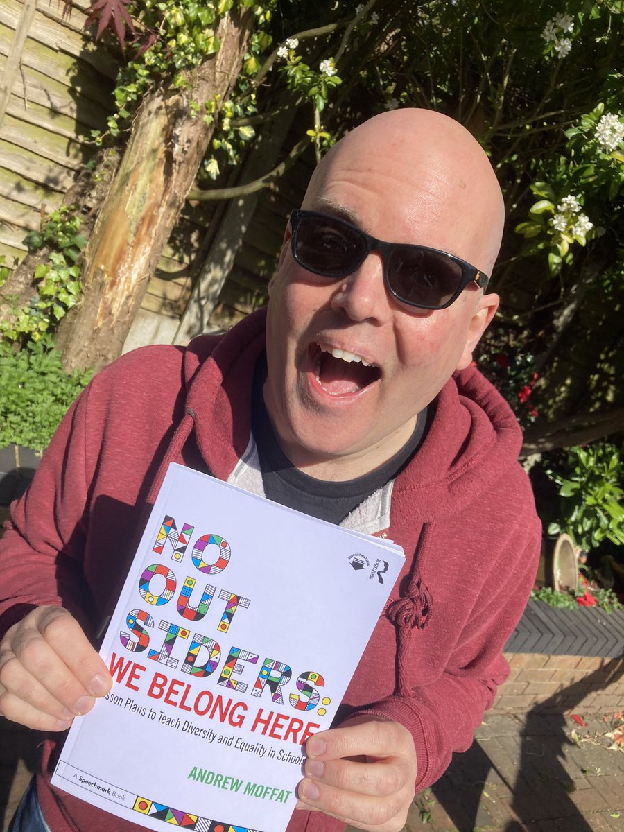 The new No Outsiders book is OUT!! Today I’m sending a copy to all the lovely HTs who contributed, plus a load of lanyards and badges. Have a great weekend, everyone! #nooutsiders routledge.com/No-Outsiders-W…