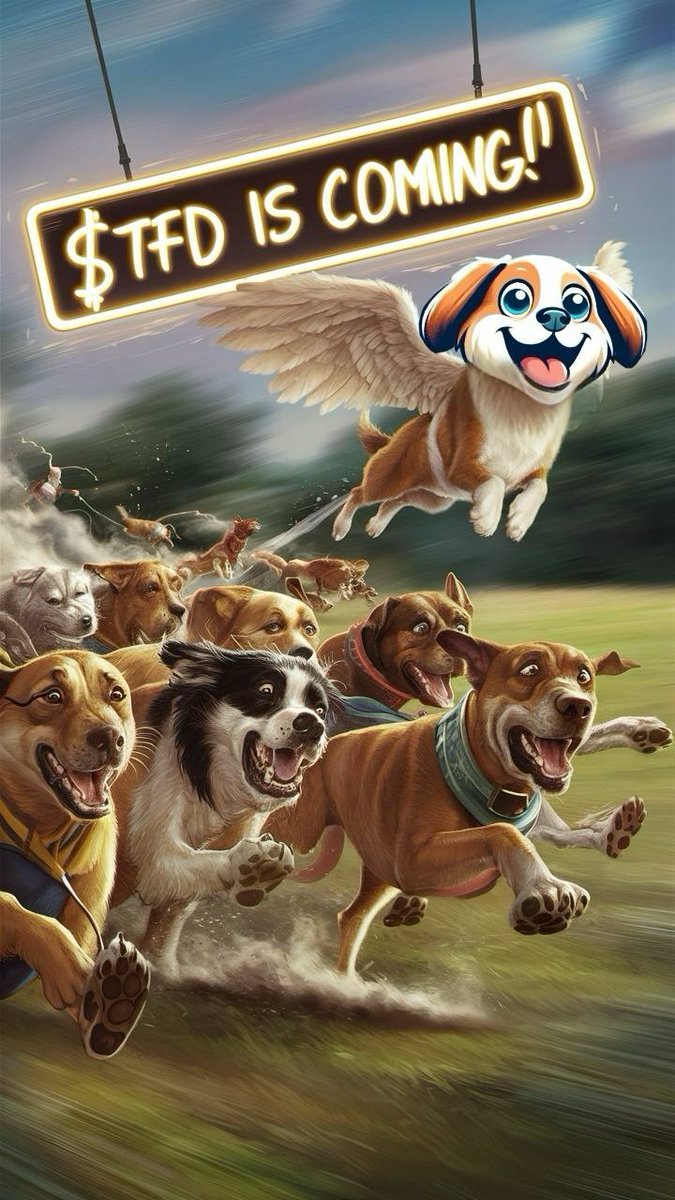 🐾🚀 TFD leads the pack, soaring to new heights while others follow! 

The future is bright with #TFD leading the way. Hold on tight, because something exciting is on the horizon! 🌟 

theflying.dog

#TheFlyingDog #Hiddengem #solanameme #SolanaMemecoin $TFD