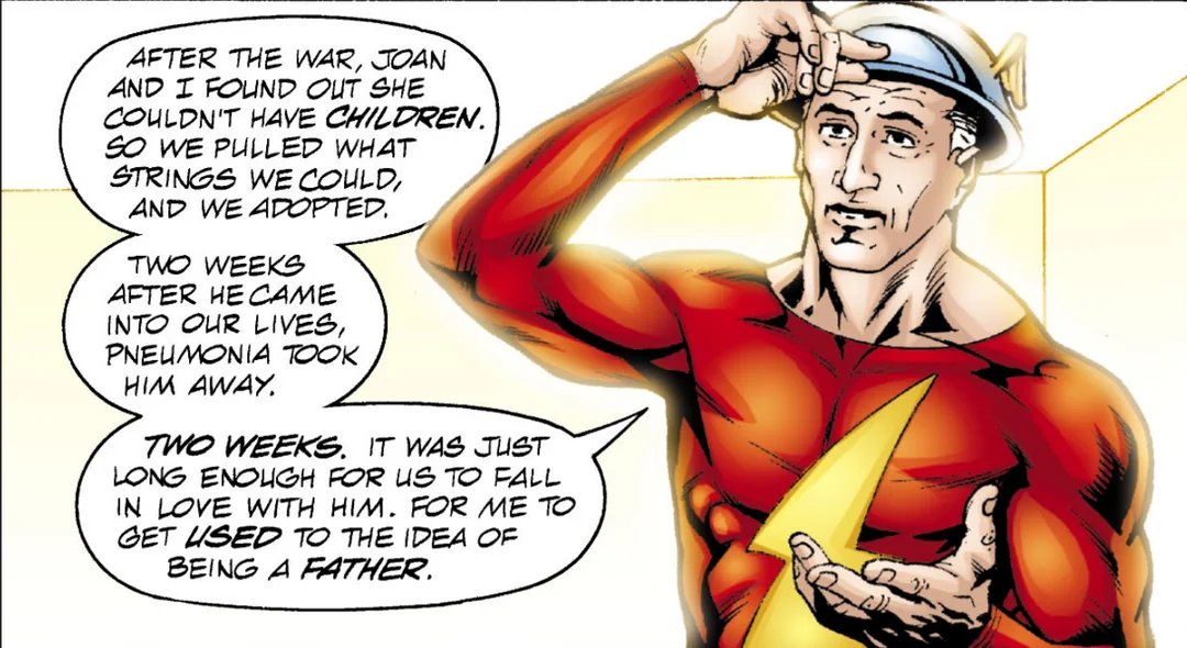 I'm 50/50 with Judy she is ok but I did like the idea that Jay Garrick and Joan Garrick couldn't have kids so rest of Flash family act as his kids