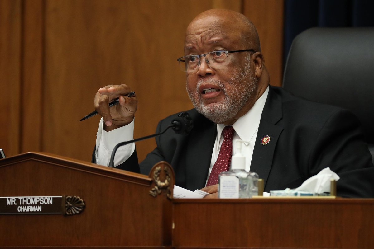 aj_inapi's tweet photo. Rep Bennie Thompson is trying to push to revoke President Trump's Secret Service protection. 

The Democrats are doing to Trump what NO OTHER PRESIDENT in the HISTORY of America has ever been put through. 

Non of what President Trump is going through is prosecution at all. This is PERSECUTION. The GOP are totally SPINELESS.