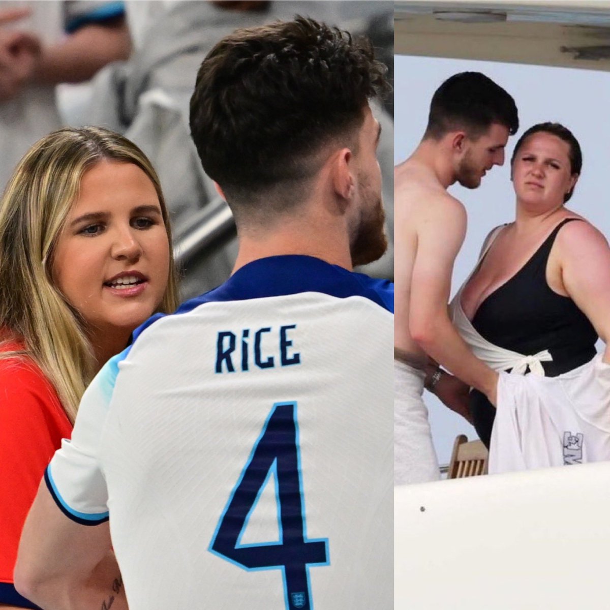Just watched a press conference with Declan Rice, defending his girlfriend as she took her Instagram down due to trolls stating she's not WAG material and he could do better. Other footballers have Latinas, glamour models and pop stars. His girlfriend, then feeling inadequate,