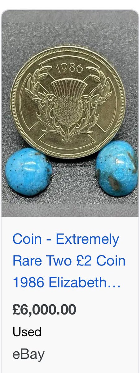 Clearing out Jay’s granddads house and his mum says “here you can have these seven old £2 coins”… Just googled them and the first thing that popped up.