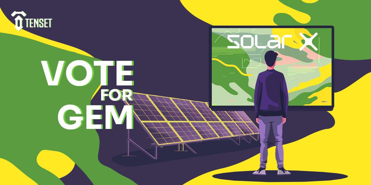Next vote for Tenset Launchpad is here: @solarxcoin World's first cryptocurrency powered by solar mining, bringing green energy to their Proof-of-Work blockchain ecosystem. Community now has 2 days to vote ⌛️ MUST READ: tenset.io/en/news/new-la…