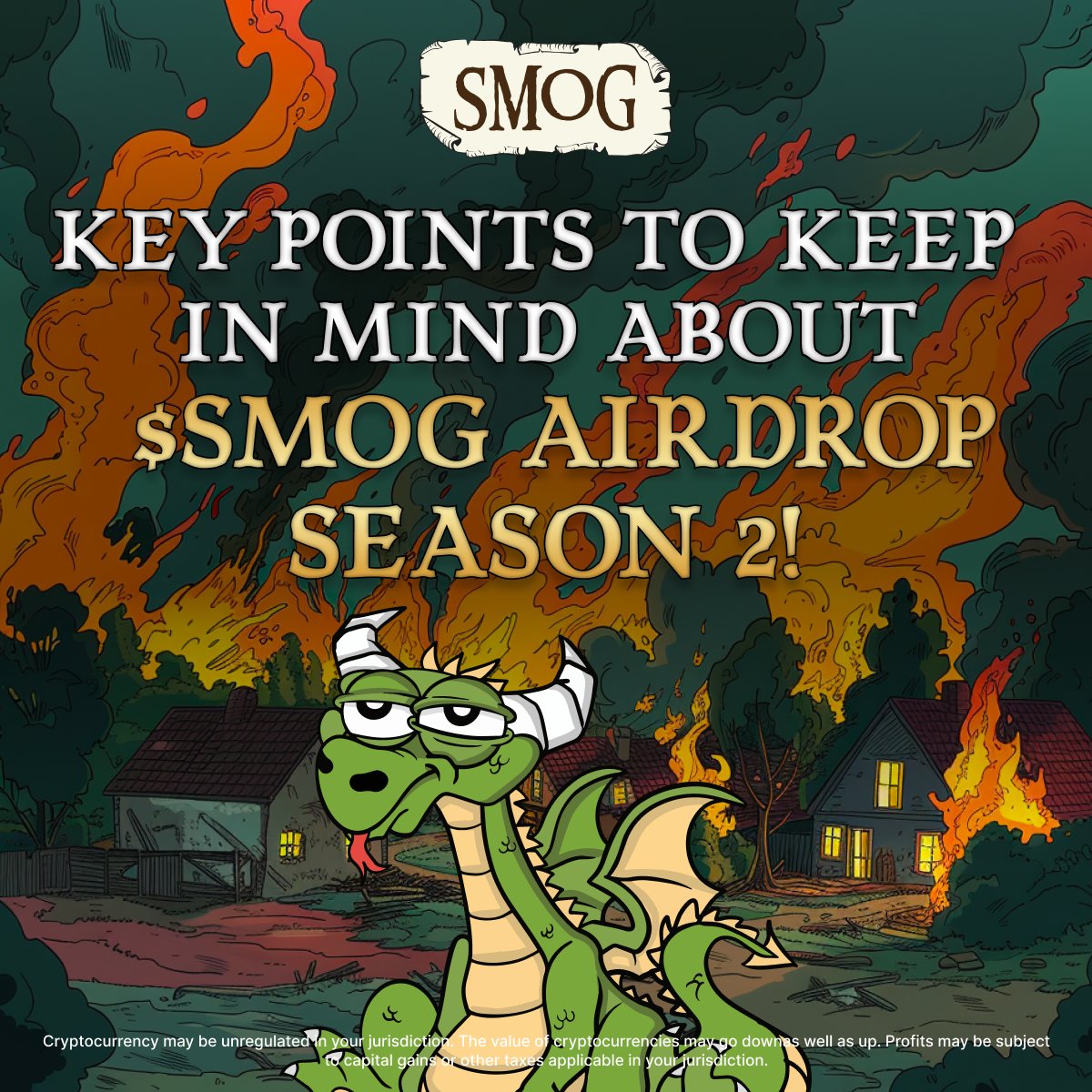 🪂Key points to keep in mind about #SMOG #Airdrop Season 2!🐲

1️⃣ Swap $SMOG for extra XP

2️⃣ Complete #Zealy tasks for XP

3️⃣ Separate leaderboards for chain activities and tasks

4️⃣ More info on accumulating and utilizing XP will be disclosed over time

bit.ly/SmogAirdrop