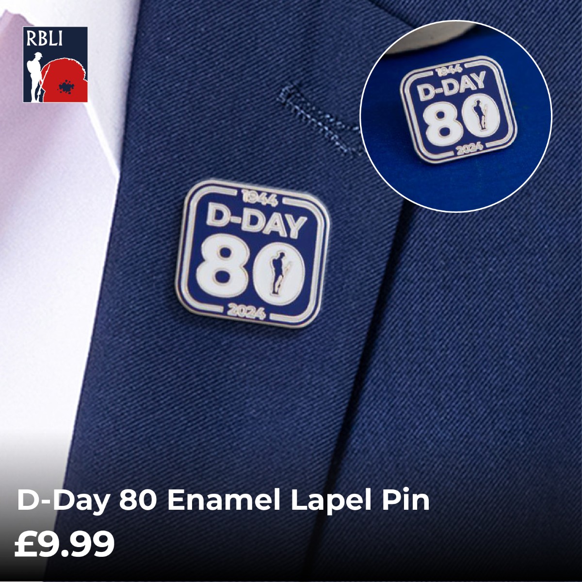 It’s been 80 years since British troops landed on the beaches of Normandy. Commemorate this poignant anniversary by shopping RBLI’s D-Day 80 range and support vulnerable veterans. Explore the full collection, including our Enamel Lapel Pin, here 👉: brnw.ch/21wJ0uw