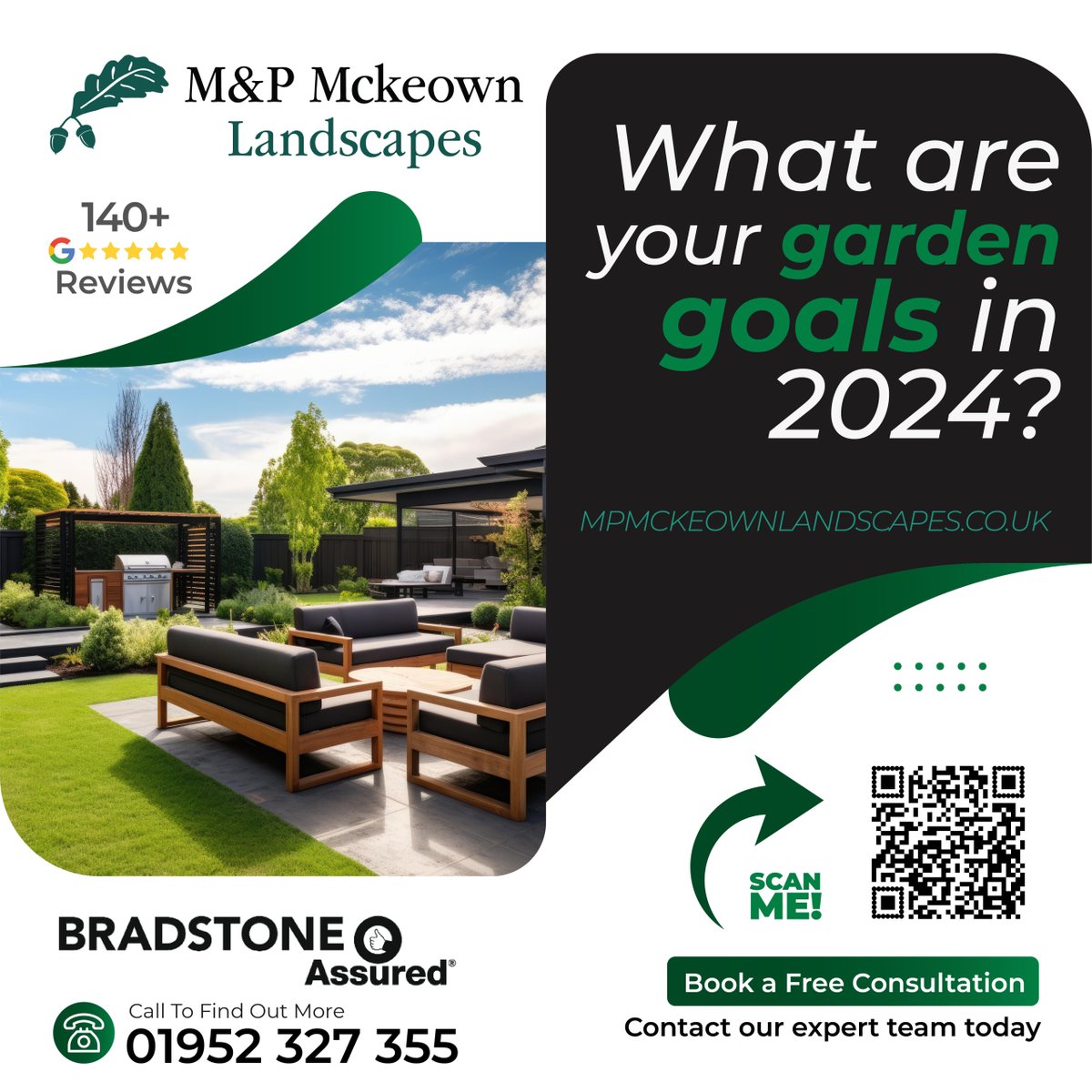 What are your garden goals in 2024?

To book your design consultation today visit our website mpmckeownlandscapes.co.uk

🔗 #gardeninspiration #gardenideas #landscaping #moderngarden #gardendesign #garden #outdoorliving