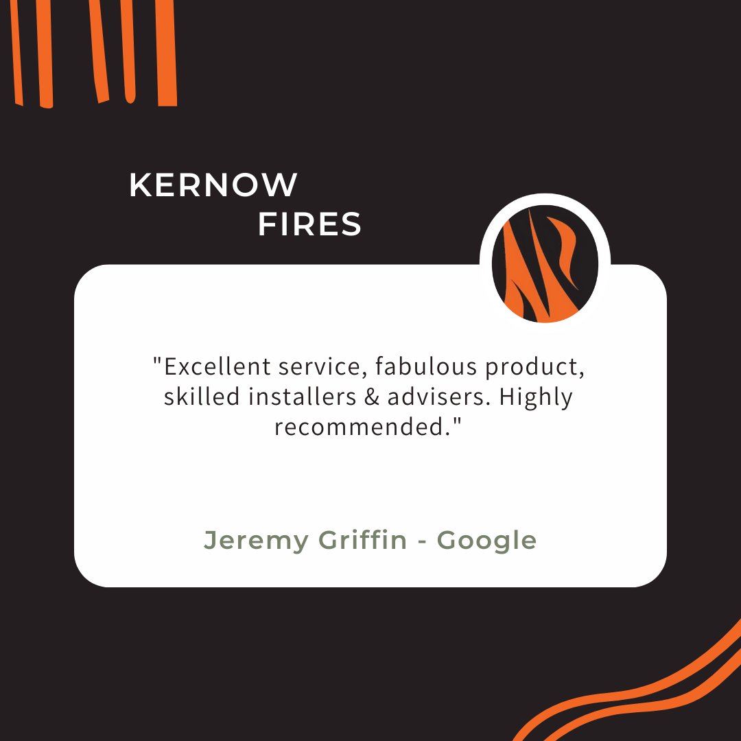 You can view more reviews on Google, Facebook or on our website at: 
kernowfires.co.uk/testimonials/

#testimonial #review #cornwall #woodburner #hetas #installer #fireplaceinstaller #fireinstaller