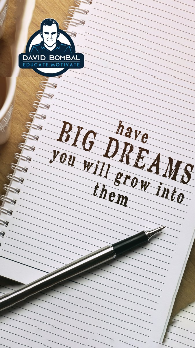 Have big dreams, you will grow into them.

#DailyMotivation #inspiration #motivation #bestadvice #lifelessons #changeyourmindset