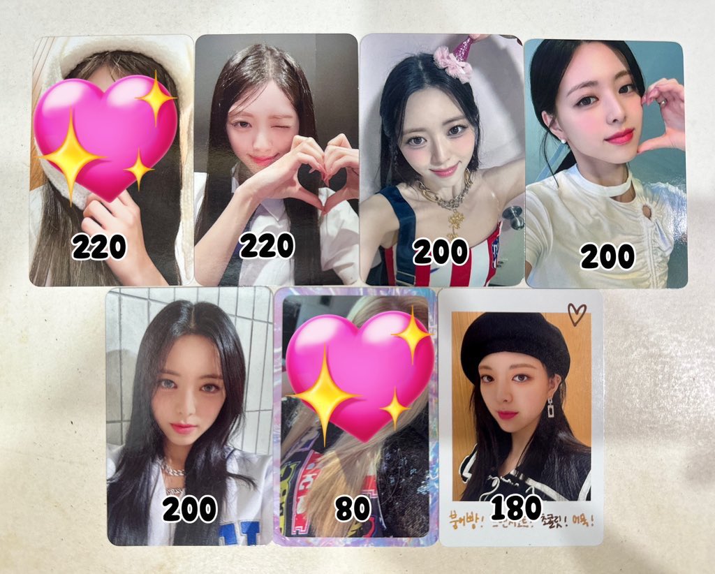 ✨พร้อมส่ง การ์ด เยจี รยูจิน ลีอา ยูนา แชรยอง

📮30

#ตลาดนัดitzy #ITZY #ตลาดนัดอิทจี #ตลาดนัดmidzy