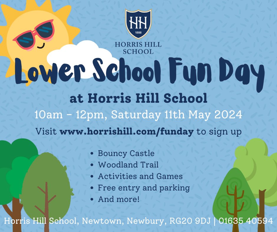 Join Horris Hill School at our FREE Lower School Fun Day on Saturday 11th May! Visit orlo.uk/7pUp4 to sign up. #HorrisHillSchool #FunDay #WhatsOn #Newbury #WhatsOnNewbury #Berkshire #WestBerkshire #FamilyFun