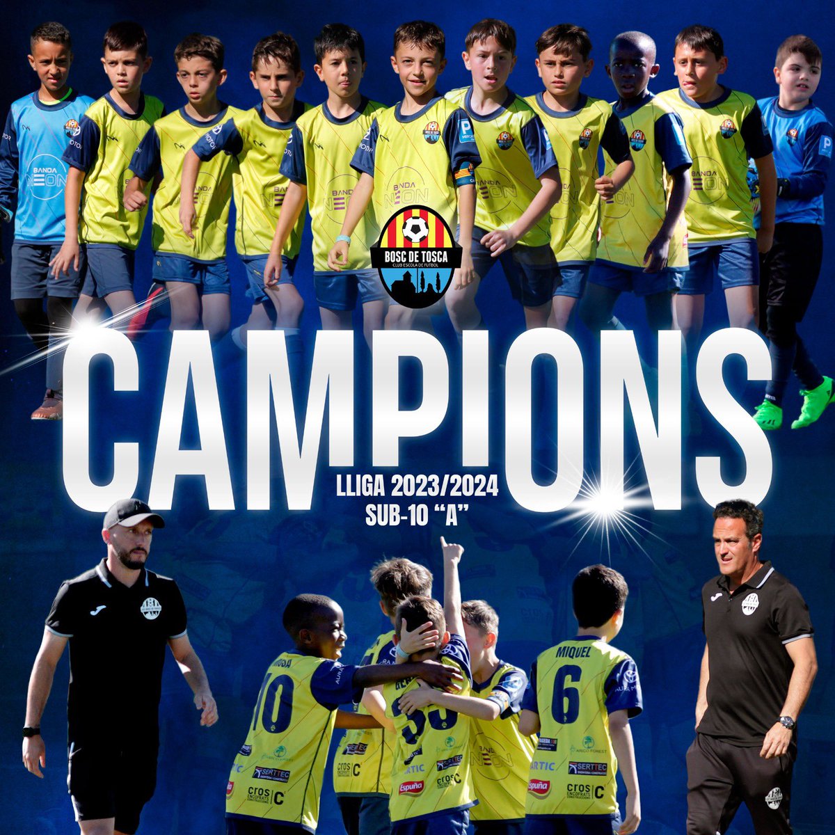 cefboscdetosca's tweet photo. 🏆 CAMPIONS 🏆

Benjamí S10 "A". Preferent Grup 5

#TractoretGroc #BDT1978 https://t.co/eBkHus5eXa