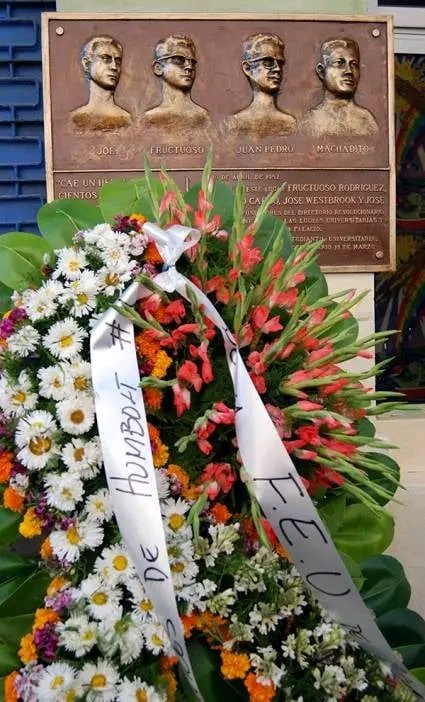 A Fructuoso Rodríguez, José Machado, Juan Pedro Carbó Serviá y Joe Westbrook lo recordaremos siempre. Este 20 de abril se cumple 67 años de la masacre de Humboldt 7. #CubaViveEnSuHistoria @DiazCanelB @DrRobertoMOjeda @UJCdeCuba