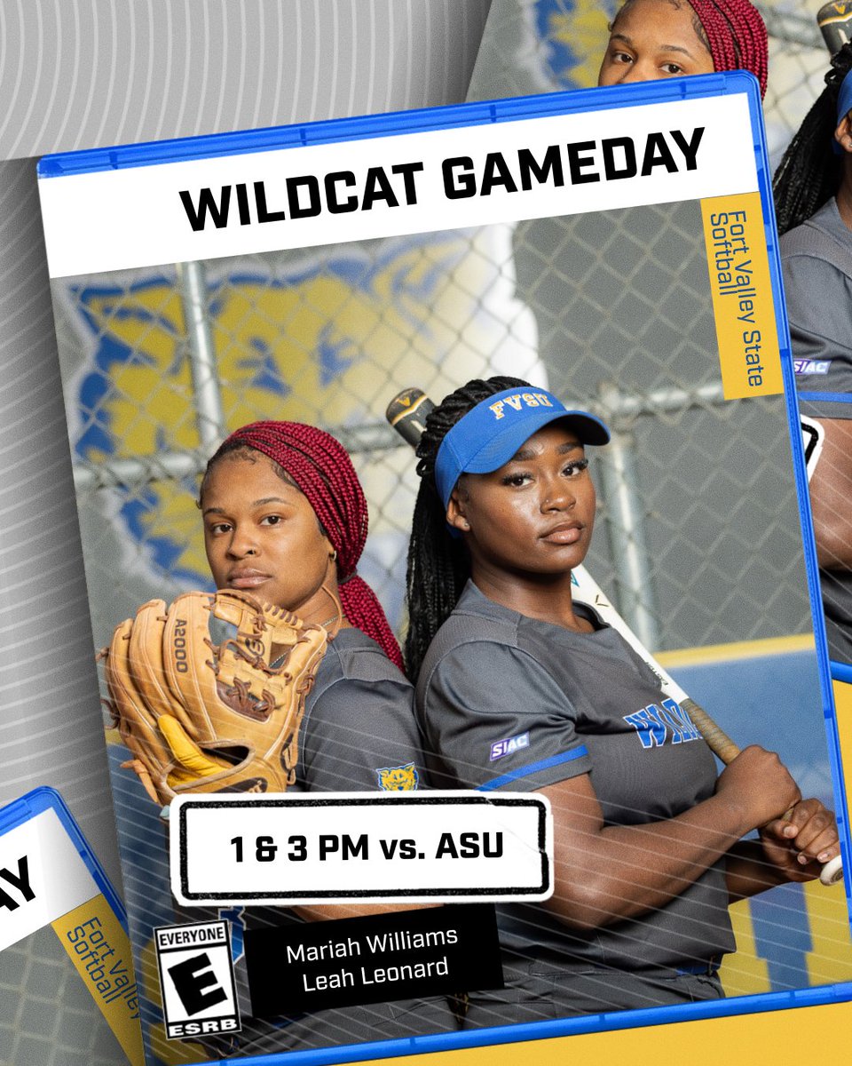 Mariah Williams &amp; Leah Leonard are ready for their rival series showdown today!!! <a href="/FVSU_softball/">FVSU Softball</a> hosts a doubleheader against Albany State starting at Wildcat Field in a 1 p.m. first pitch with Game 2 to follow after it. #ValleyCats