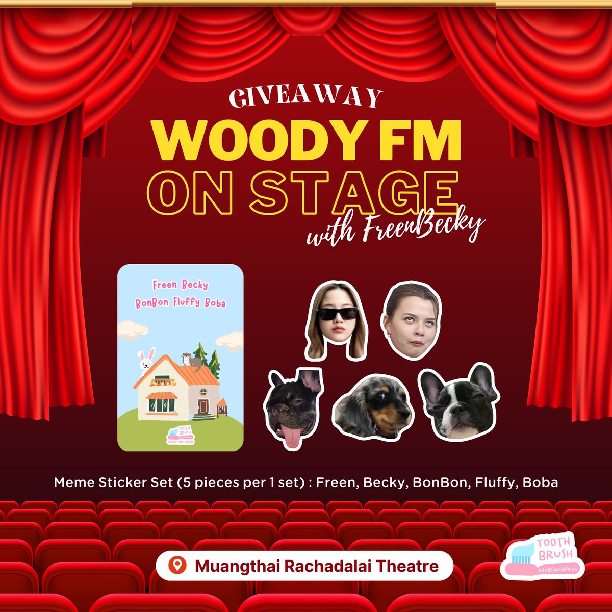 Stay turn for both #WoodyFMonStagexFreenBecky