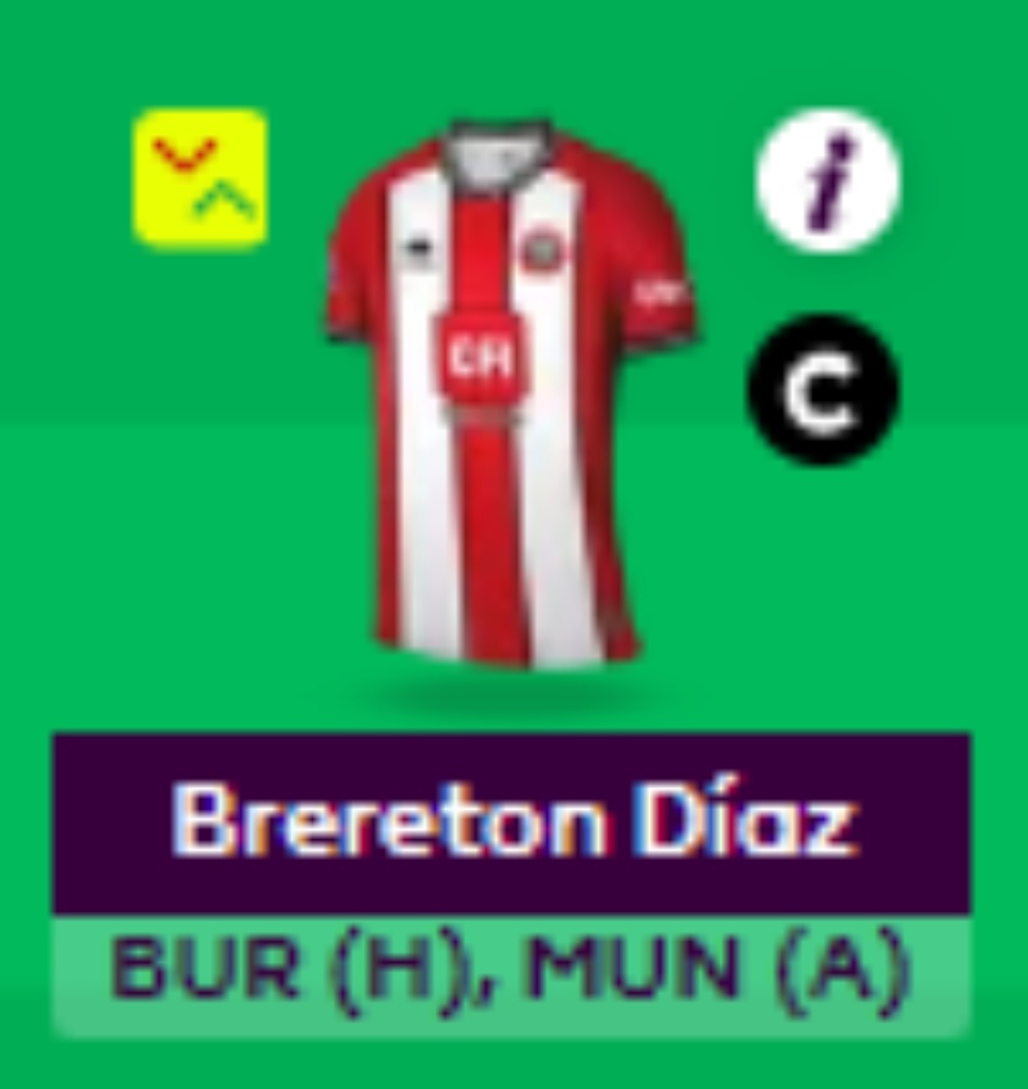 Haven't been following FPL closely but I remember a few weeks ago, someone saying Diaz might be a decent pick 🤔 Looks like he's got a DGW. Might as well captain him ✅ Typical Official FPL tho, can't even get the Liverpool kit right
