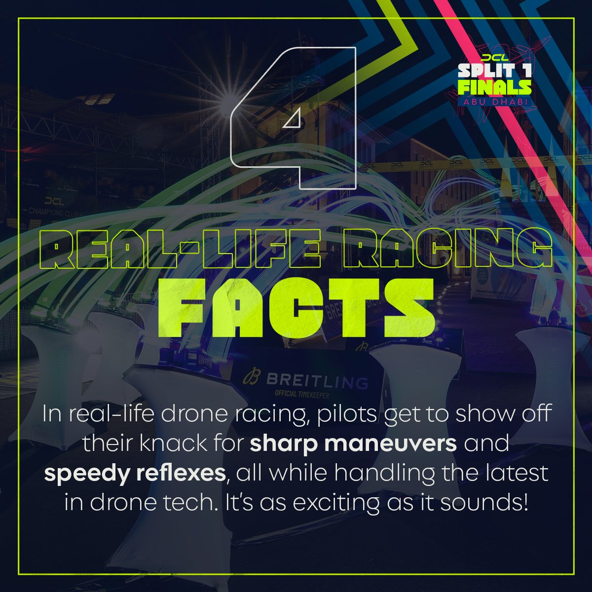 DroneChampionsL's tweet photo. Welcome to the definitive Drone 101 Guide, designed to fast-track your understanding of professional drone racing.

Join us in Abu Dhabi for DCL24 Split 1 Finale from April 25-27, 2024, at the renowned @ymcofficial.

#DCL24 #AbuDhabi #A2RL #Driftx #DCL24split1 #DCL24split1finals https://t.co/BXgmOSdTcI