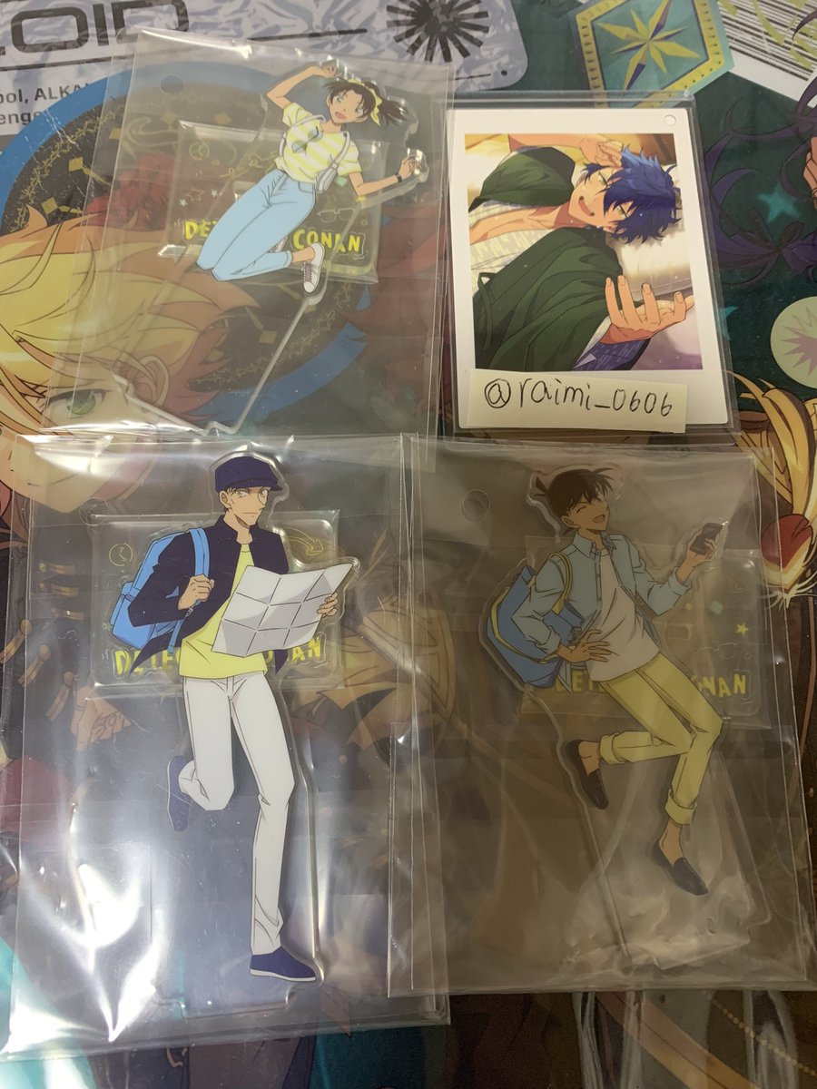 raimi_0606's tweet photo. 【交換】名探偵コナン　セガラッキーくじ

譲　F賞　和葉.赤井.新一

求　F賞　キッド

郵送のみ
お気軽にお声掛けください。 https://t.co/5FVqkvWwrC