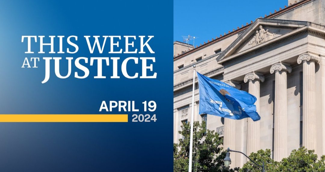 OIPOL & OIJUST Operando in #USA / Communication&Video by the U.S. Department of Justice ( #DoJ). April 19, 2024

#ThisWeekatJustice

• Attorney General Merrick B. Garland Testified Before the Senate Appropriations Subcommittee on Commerce, Justice...

wp.me/p9gxja-2RZ