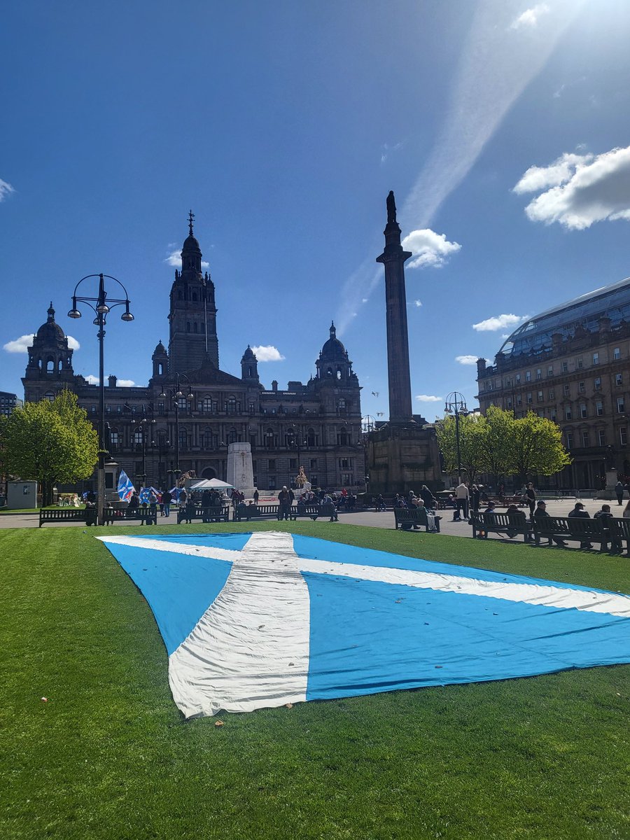 What a fabulous day for an Indy march! 🏴󠁧󠁢󠁳󠁣󠁴󠁿