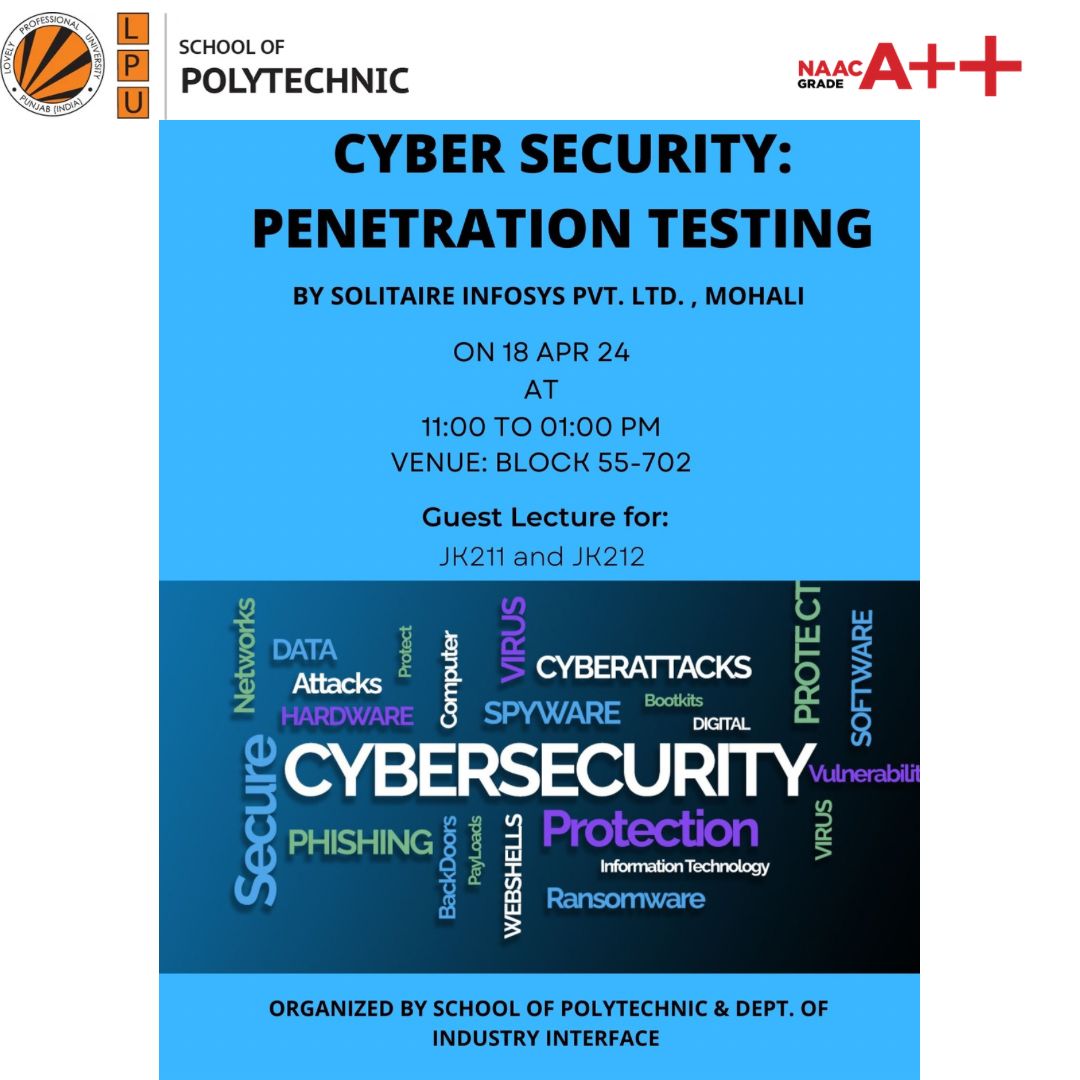 LPUPolytechnic's tweet photo. #technology #cybersecurity #India #punjab #vertos #bestpolytechnic #newsemester #lpu #lpupolytechnic #diploma #diplomaengineering https://t.co/RgLYIwzdDT
