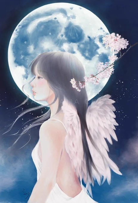 #私の作品もっと沢山の人に広がれ祭り 女子の透明感を研究しています 