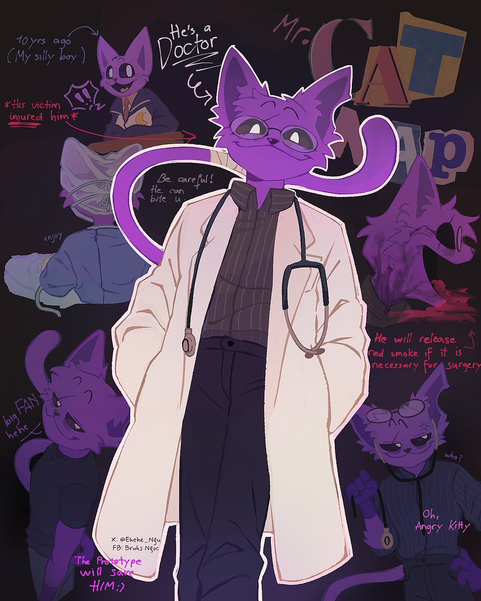 〔School AU- 10 years later〕🐱+🧑‍⚕️
________________
#PoppyPlaytime #SmilingCrittersAU
#PoppyPlaytimeChapter3 #catnap
#SmilingCritters #digi