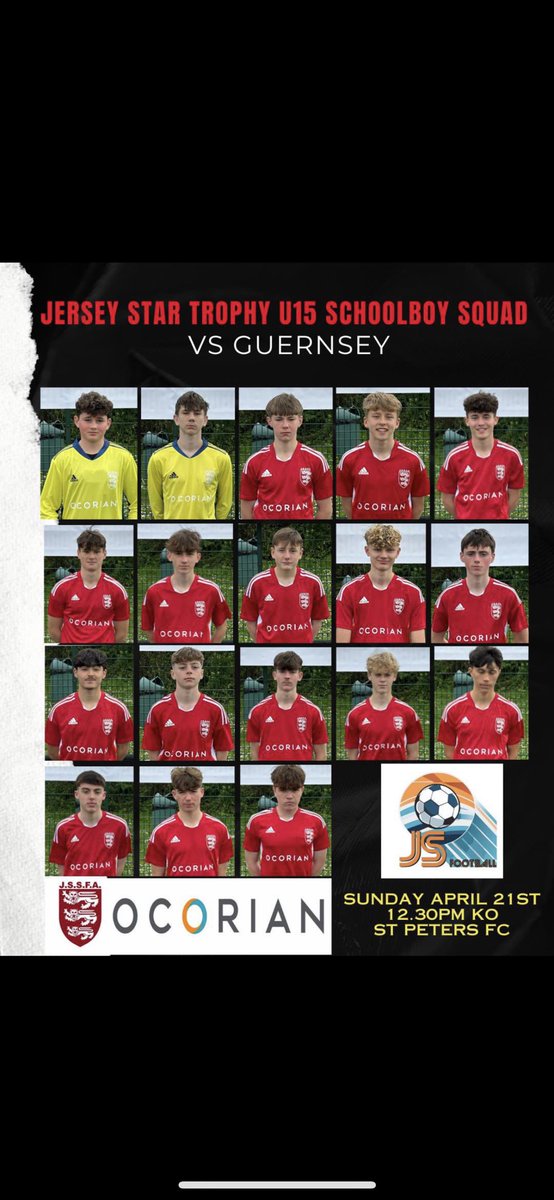 Best of luck to Les Quennevais student Charlie and all his team mates in their annual Star Trophy Football fixture against Guernsey tomorrow.